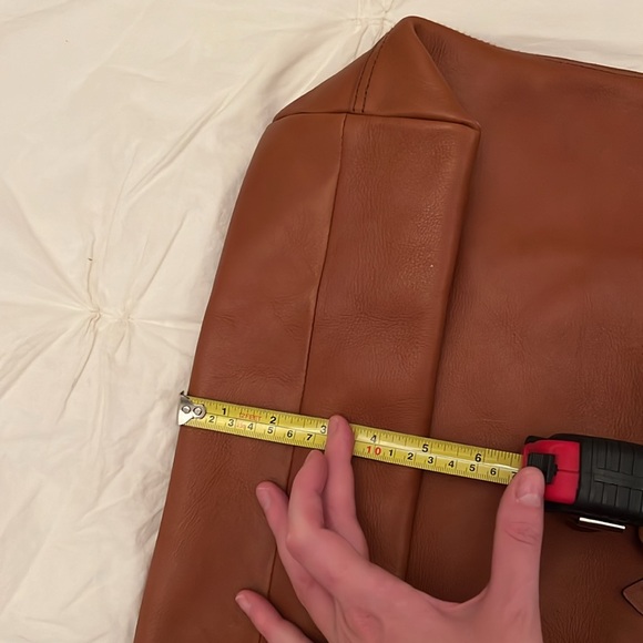 Madewell Transport Satchel in English saddle leather - Picture 15 of 15